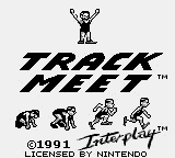 Track Meet Title Screen